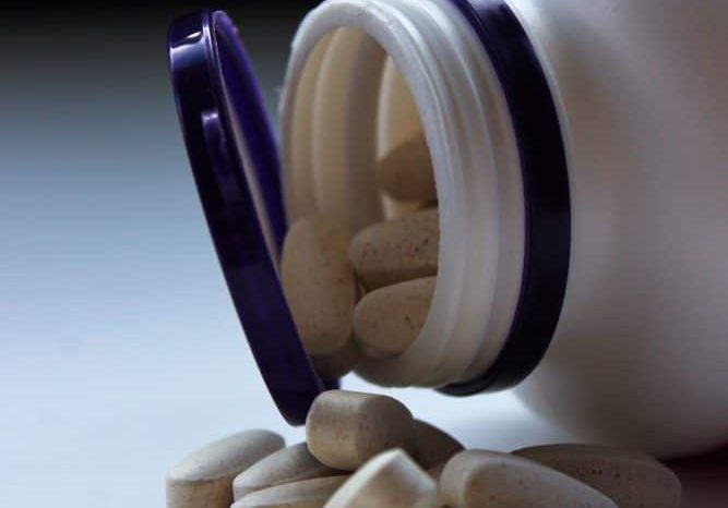 Pills in a bottle