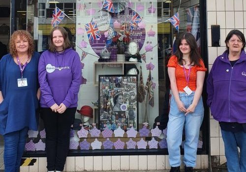 Volunteers at Redcar shop