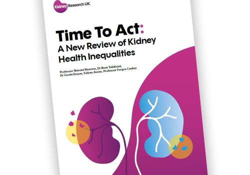 Front cover of our Time To Act report.