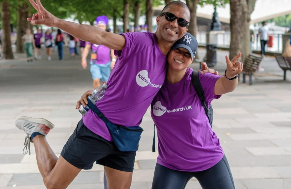 Kidney Research UK London Bridge walkers